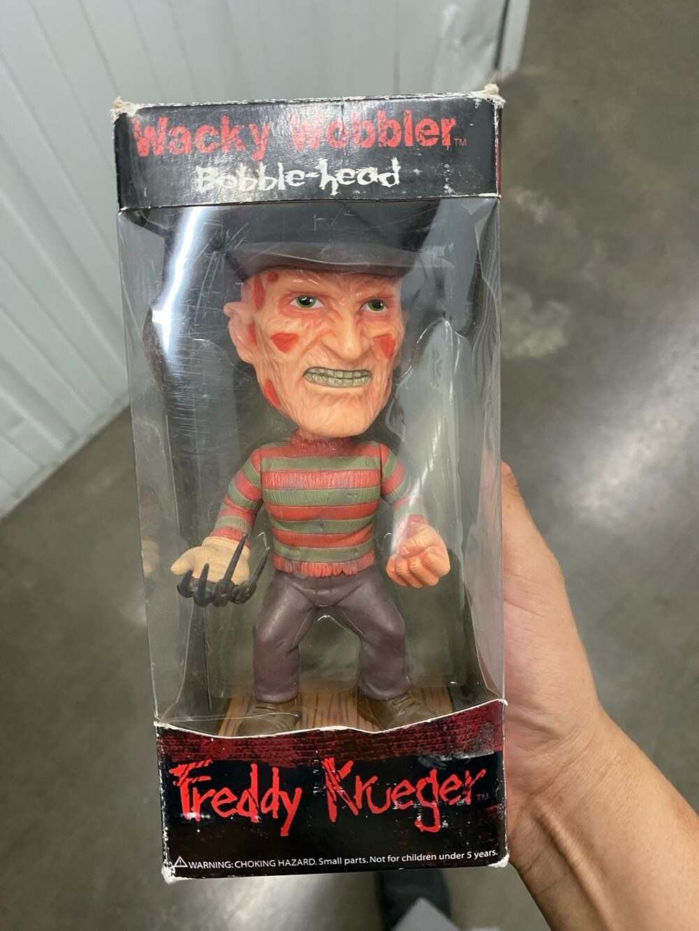 Funko Wacky Wobbler A Nightmare on Elm Street Freddy Krueger Bobble-Head